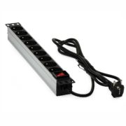 Power Strip (1U, 230VAC, 9 outlets, for 19" RACK)