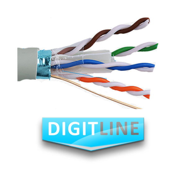 CAT 6 LAN Cable: DigitLine FTP 6 (indoor) [1m] 1