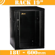 Rack cabinet – 18U – 600mm 2