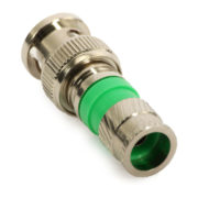 BNC Connector: Platinum (compressed on CAMSET/RG-59) 2