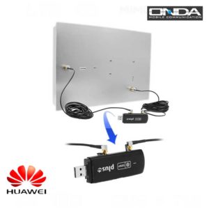 Kit LTE / 4G - Mimo Antenna 16dbi + 2x 10m cable + CRC9 / TS9