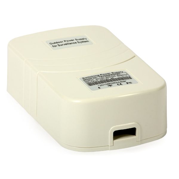 Power Supply for CCTV Cameras: PROTEC 12VDC/1