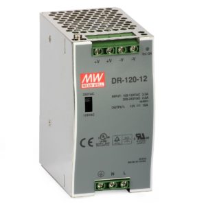 Switch Mode Power Supply: DR120-12 (12-14VDC/10A)