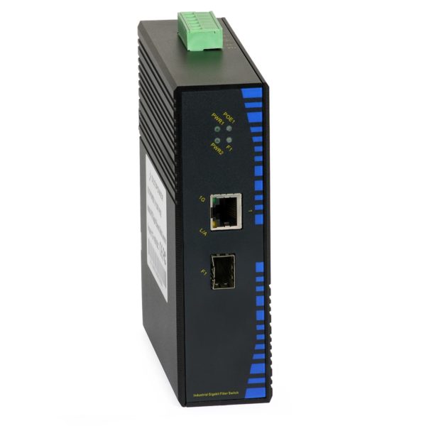 Industrial PoE Switch: ULTIPOWER 311SFP-POE (1xGE PoE, 1xSFP 1000Mbps) 1