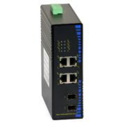Industrial PoE Switch: ULTIPOWER 324SFP-POE (4xGE PoE, 2xSFP 1000Mbps) 1