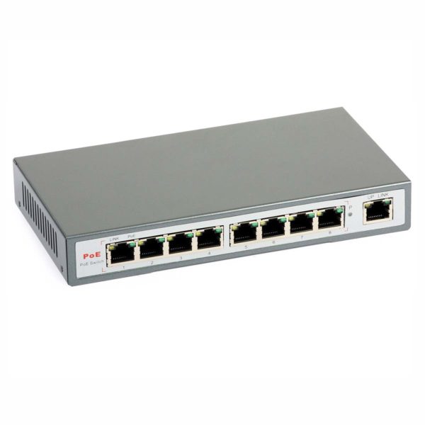 PoE Switch: ULTIPOWER 0098af (9xRJ45, 8xPoE 802