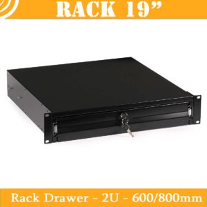 Rack Drawer (2U, key-locked, for 600/800mm cabinets)