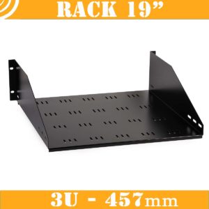 3U RACK Single-Side Shelf (vented)