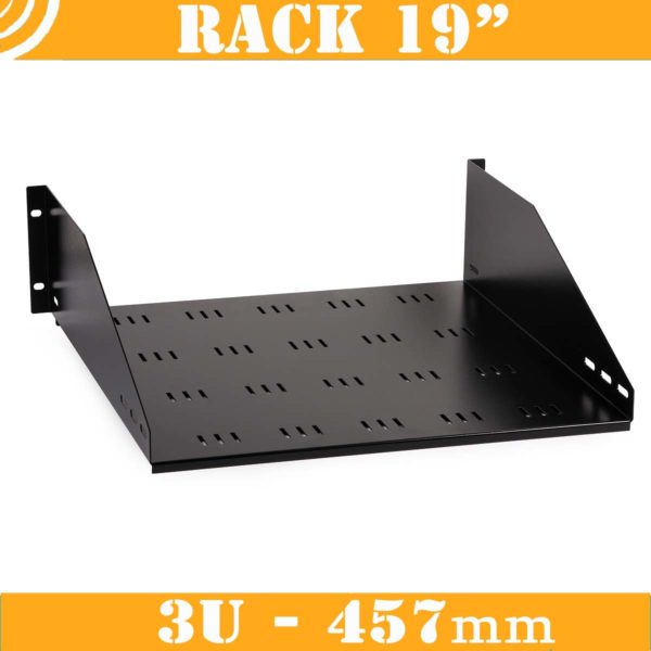 3U RACK Single-Side Shelf (vented) 2