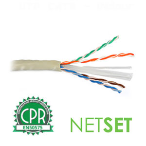CAT 6 Cable: NETSET BOX U/UTP 6 (indoor) [1m]
