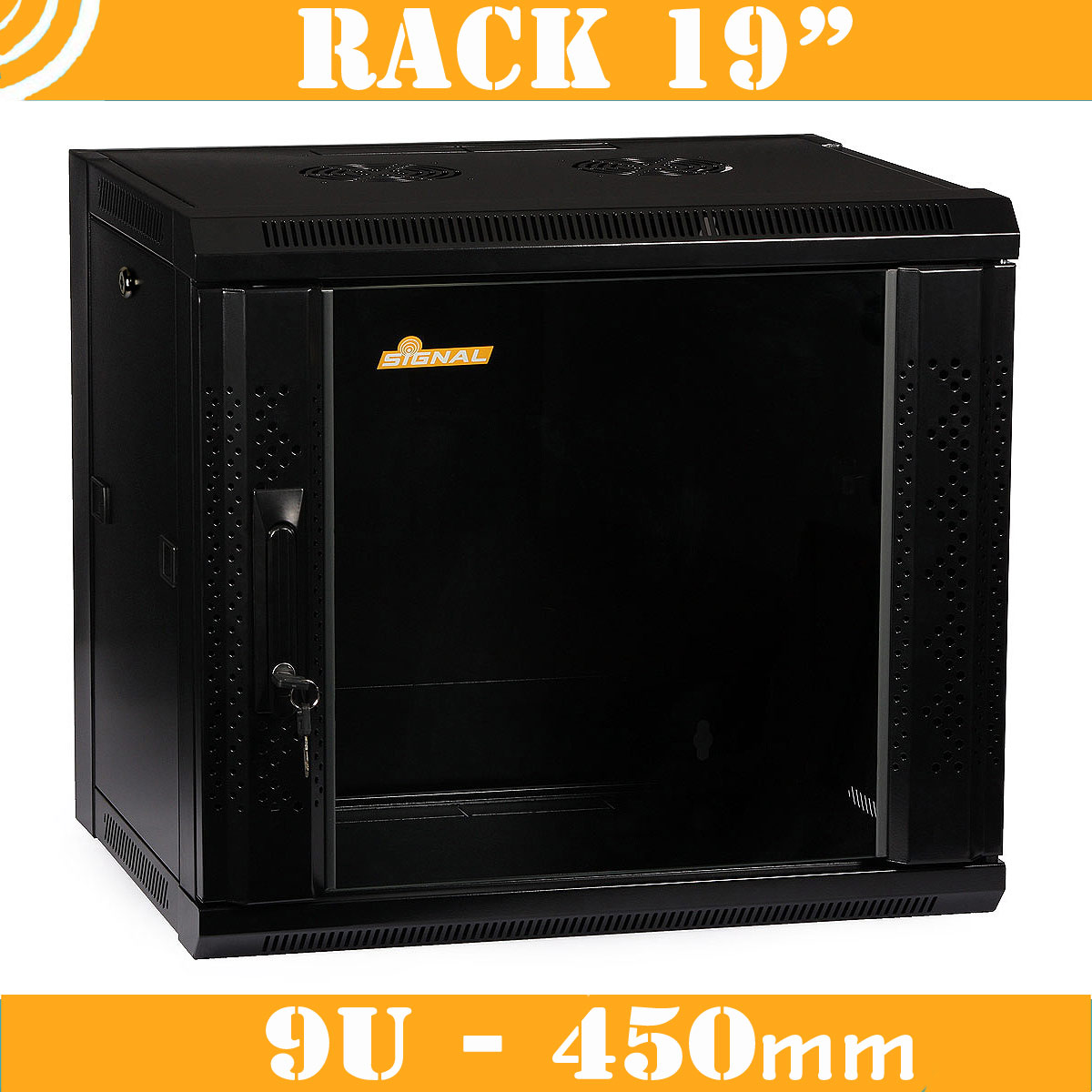 Rack cabinet – 9U – 450mm – Digitclik